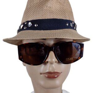 ELLURE GEOMETRIC  TORTOUISE  PLACTIC SUNGLASSES 179